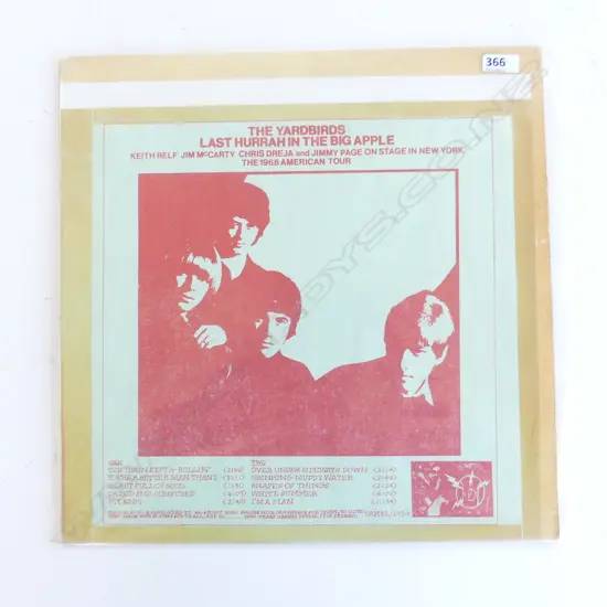 The Yardbirds, Last Hurrah In The Big Apple